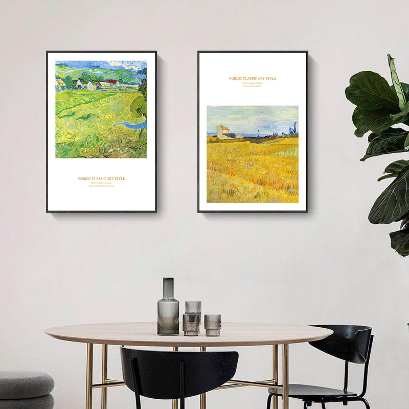 梵谷風景無框掛畫