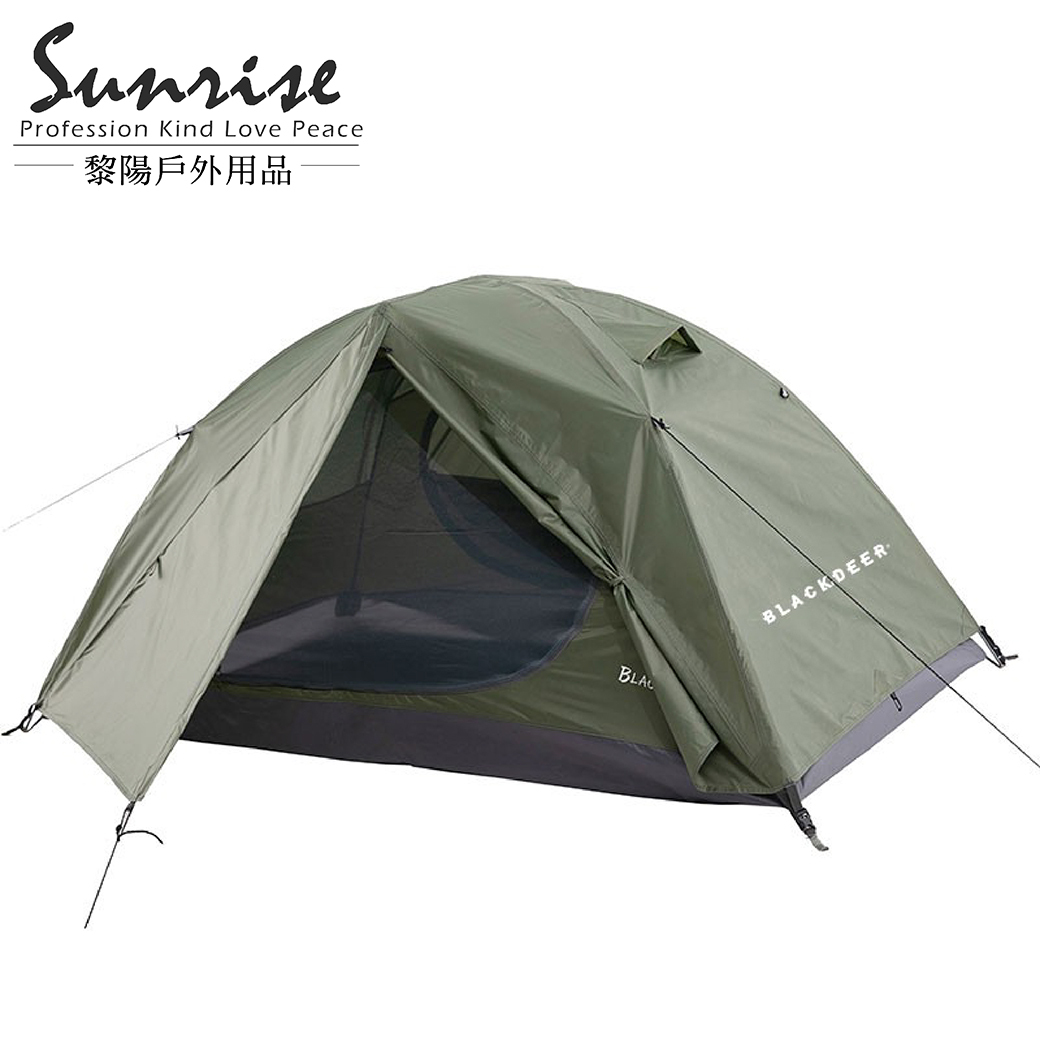 BLACKDEER 雙人露營帳 (橄欖綠) 露營帳篷/登山/防風防雨 60CBZ1211111