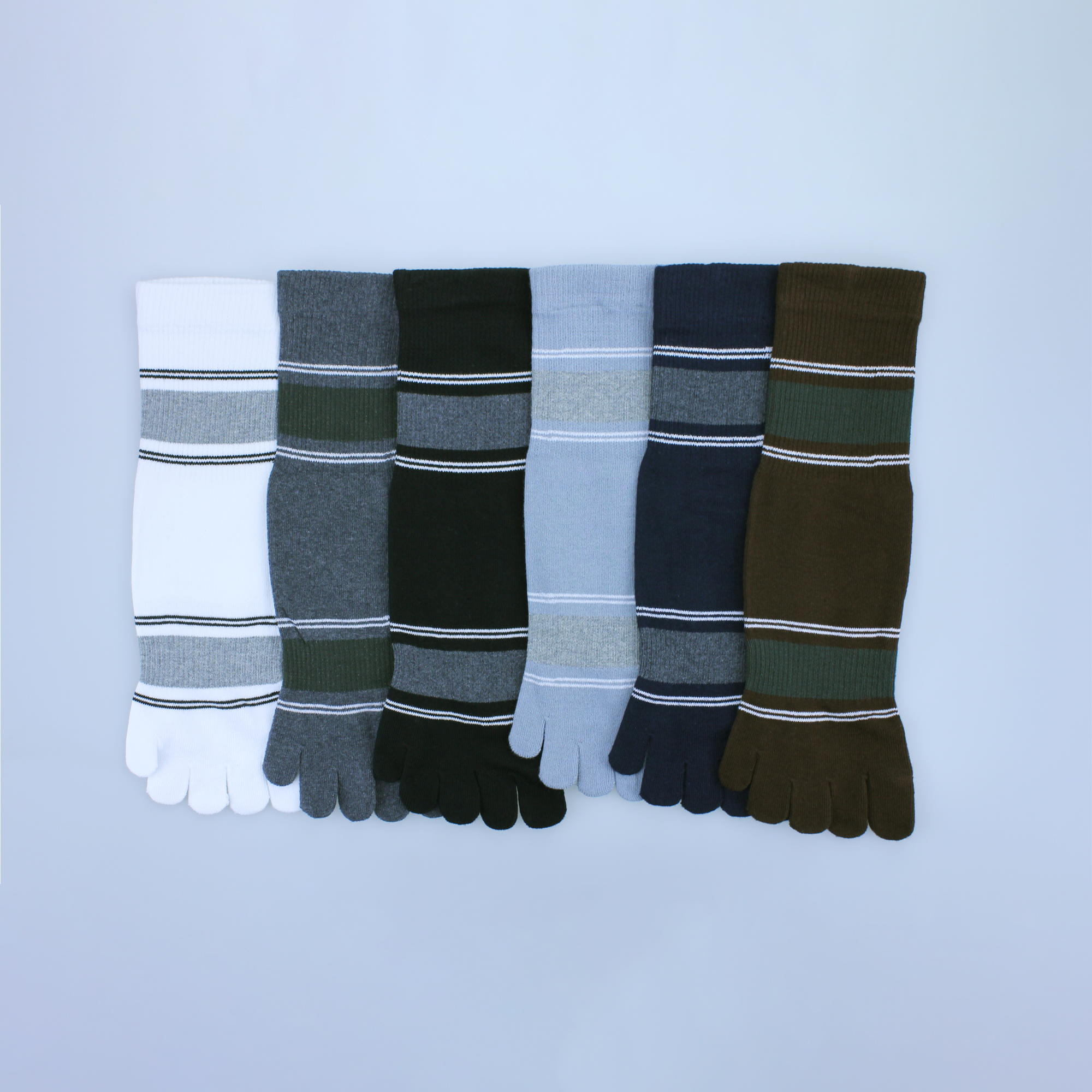 條紋。五趾襪9014