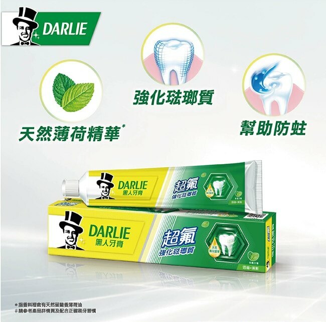 【黑人/好來牙膏】超氟強化琺瑯質牙膏(250g)