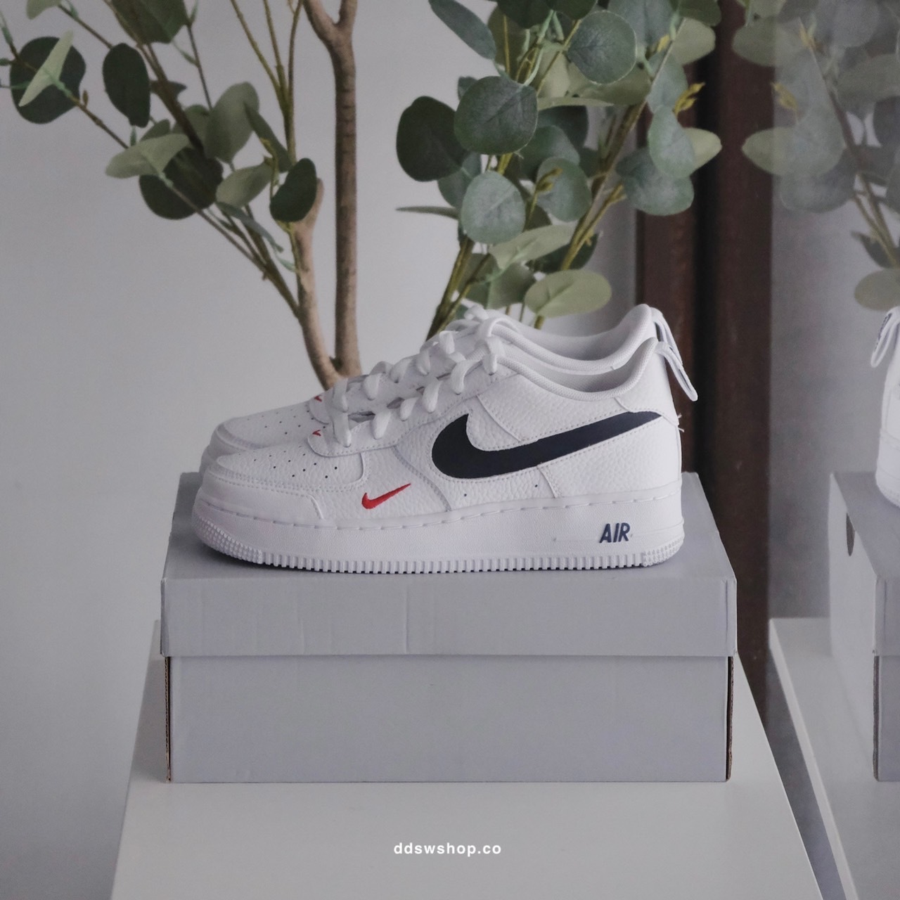 Nike Air Force 1 紅藍小勾 國外限定 DM3211-100