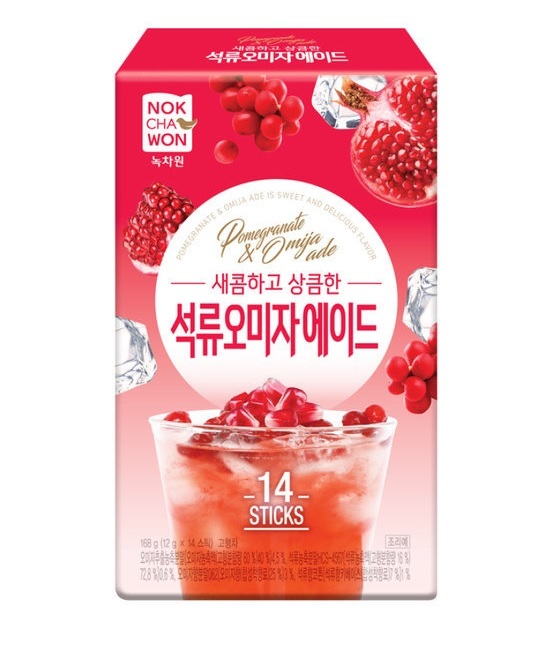 【綠茶園】韓國綠茶園 石榴決明子即沖飲品 [ 14包入 ]︱석류오미자에이드 14T (여름시즌상품)