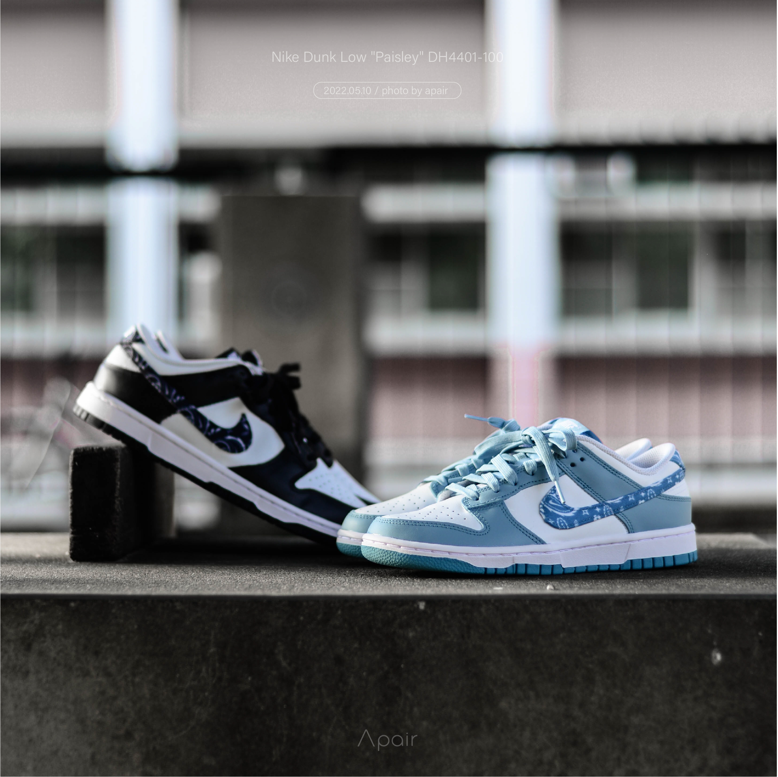 【APAIR】預購 Nike Dunk Low "Paisley" 藍/黑變形蟲 DH4401-101/ DH4401-100