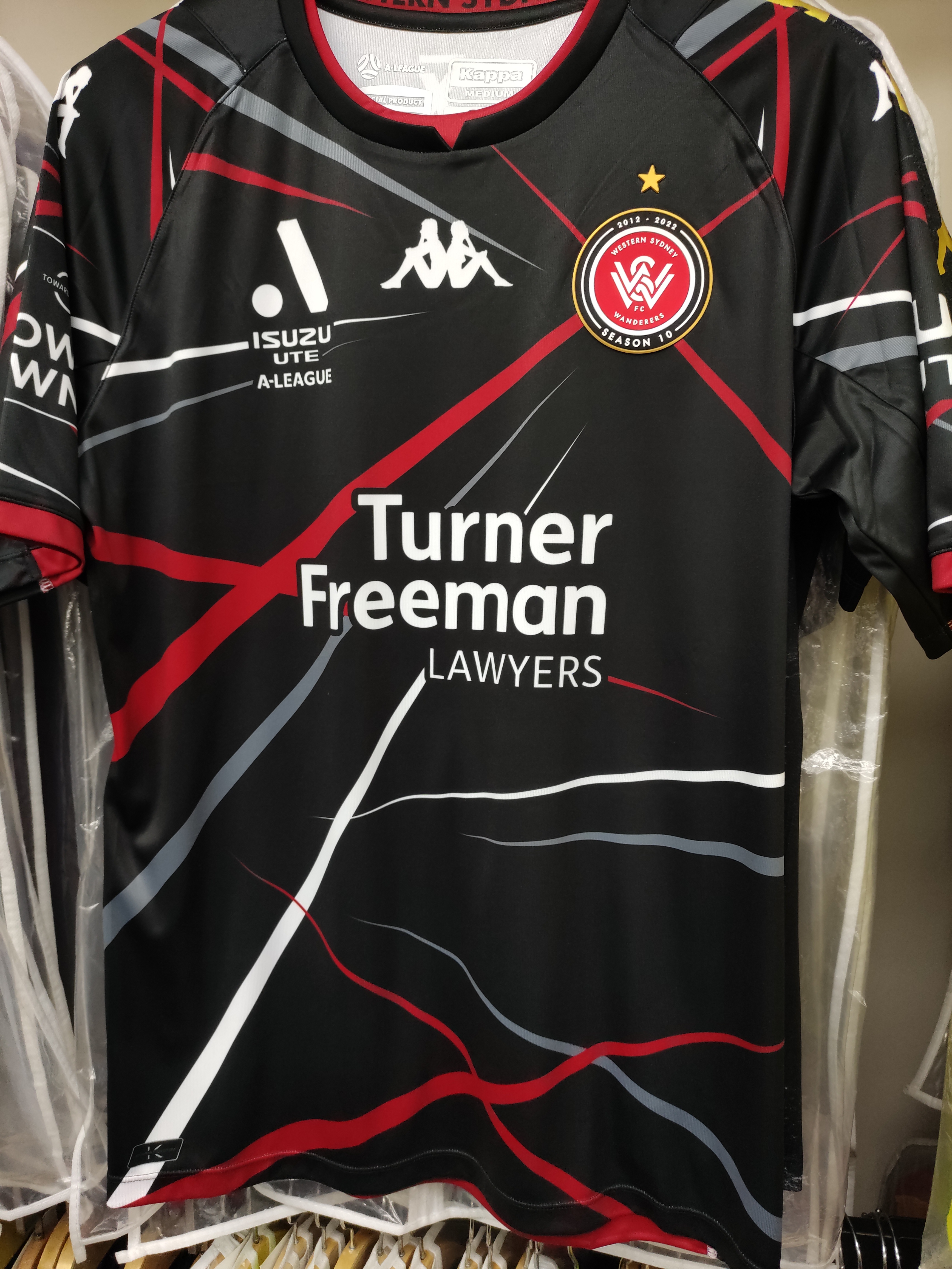 21-22西悉尼流浪者第二作客球衣