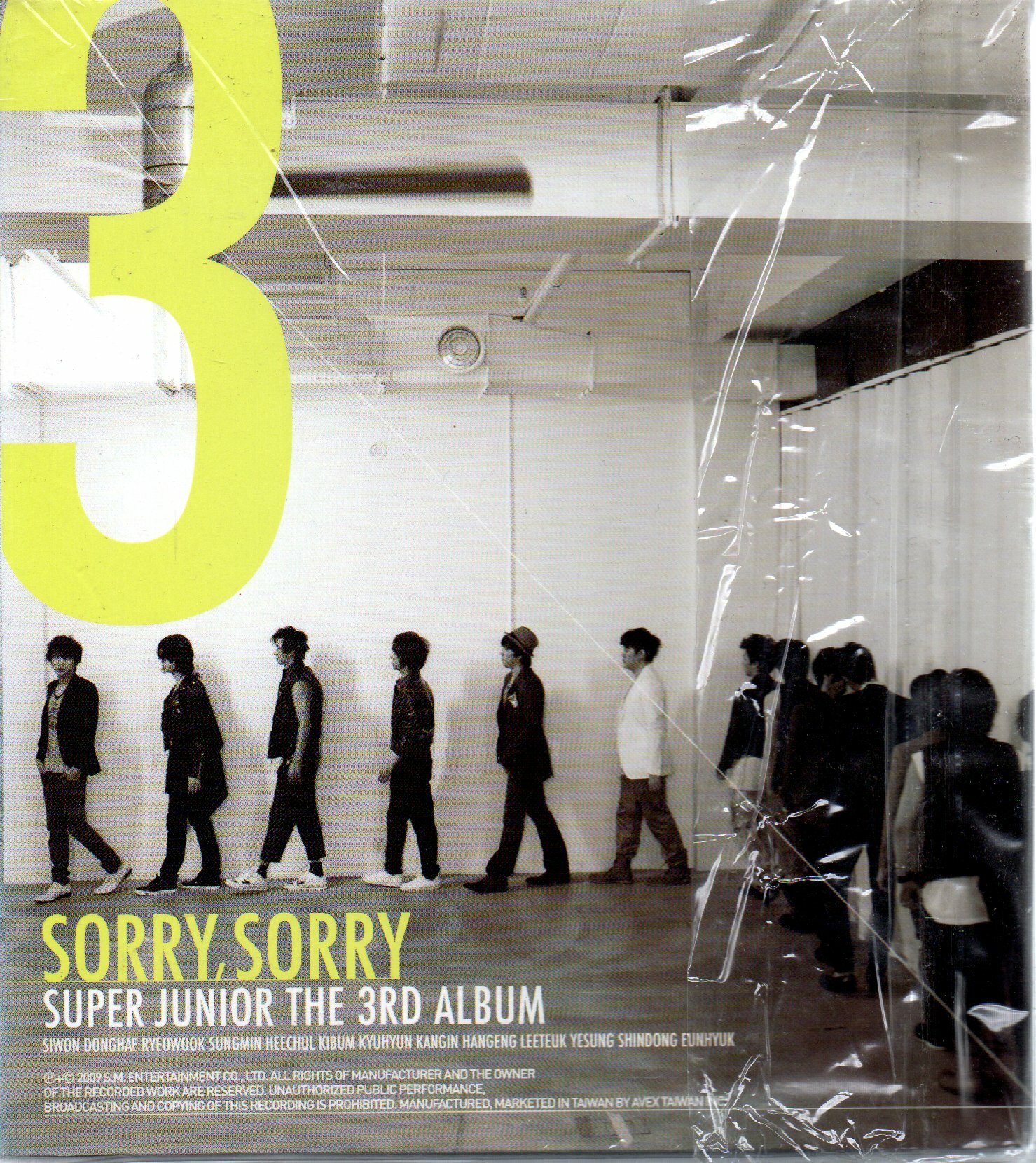 超貴重】送料無料! SUPER JUNIOR☆日本盤アルバム 第3集 SORRY