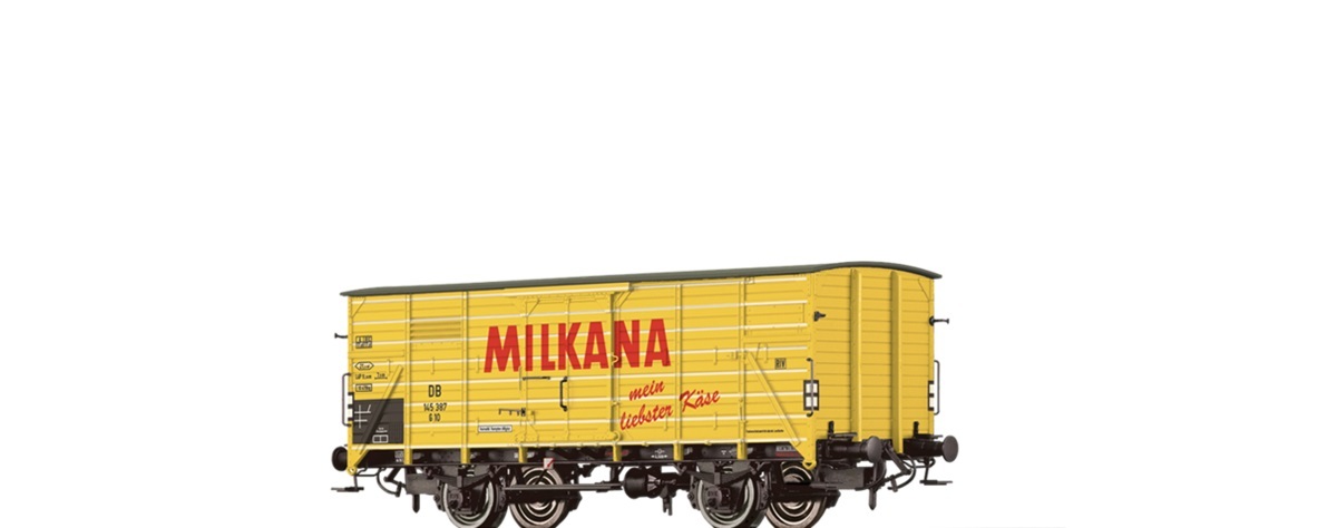 Brawa 67488 N Scale DB G10 EpIII MILKANA Freight Car