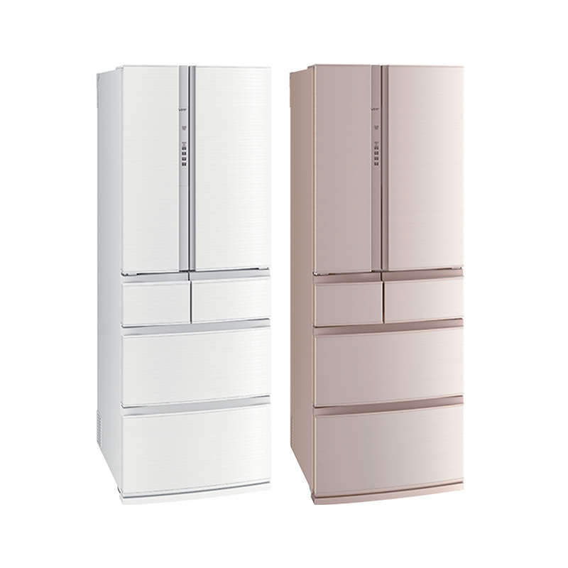 【結帳現折】三菱 513L 六門變頻冰箱 (絹絲杏/絹絲白) MR-RX51E