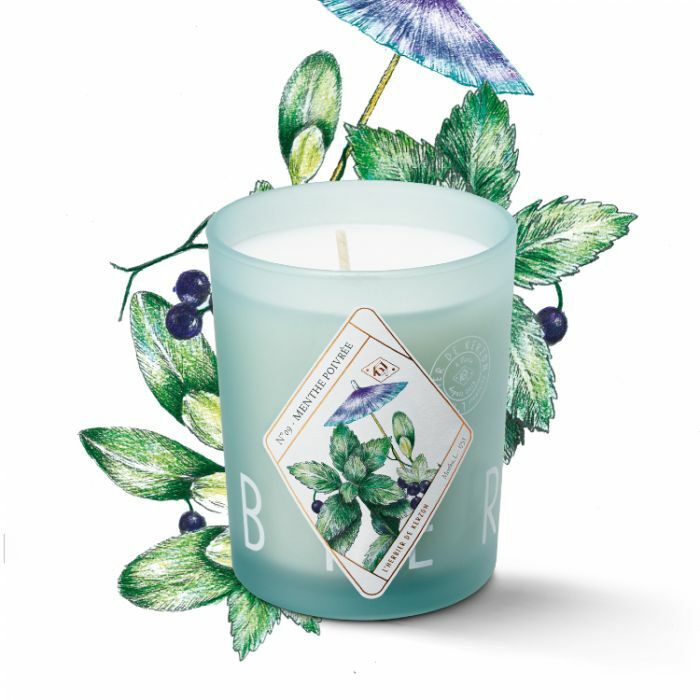 KERZON｜植物標本系列香氛蠟燭 (胡椒薄荷)