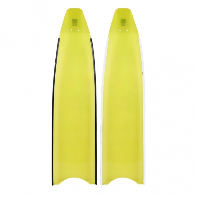 ▲Leaderfins 玻纖長蛙板-清透黃