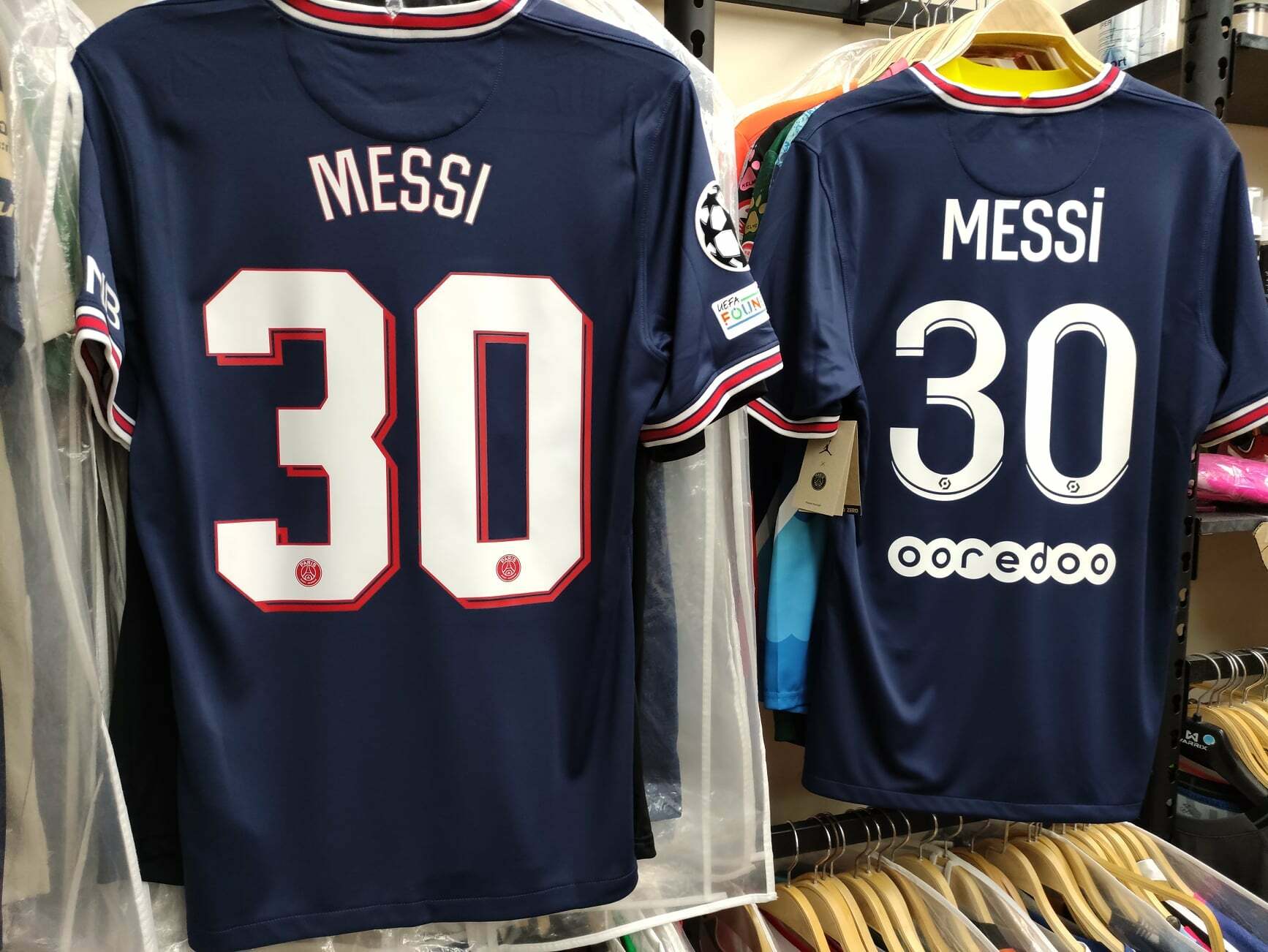 21-22巴黎聖日耳門主場球員版美斯球衣