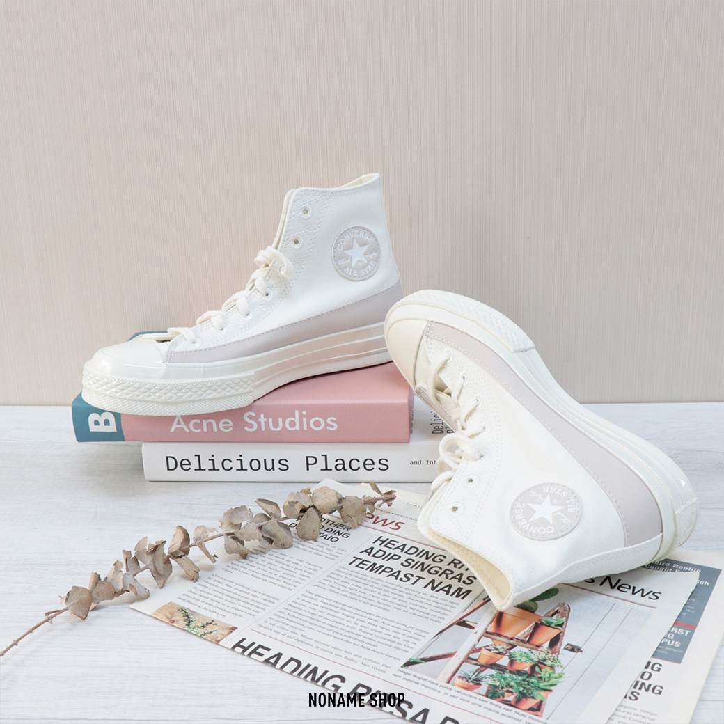 CONVERSE CHUCK TAYLOR 1970S 香草鮮奶茶 拼接 高筒 帆布鞋