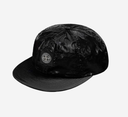 Supreme x Stone Island New Silk Light 6-Panel Black - 19SS