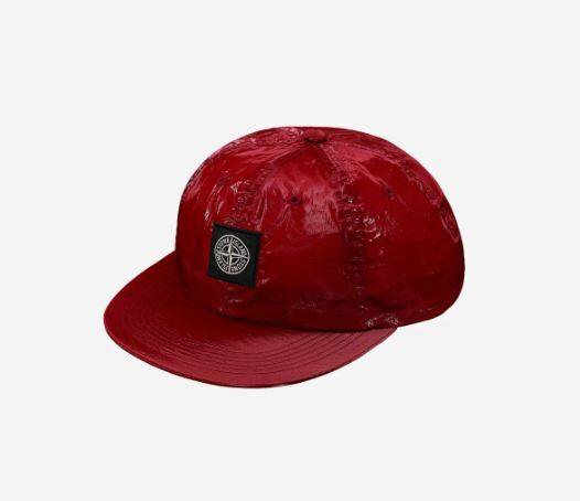Supreme x Stone Island New Silk Light 6-Panel Red - 19SS