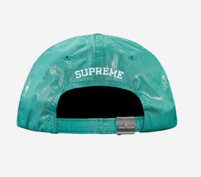 Supreme x Stone Island New Silk Light 6-Panel Light Blue - 19SS