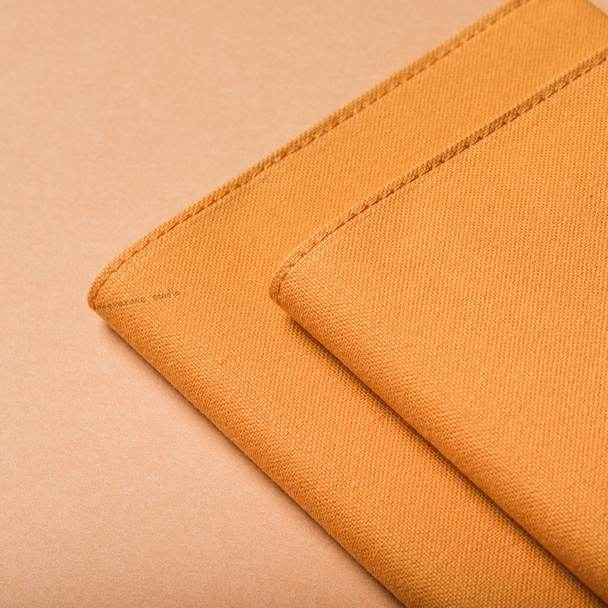 canvas notebook cover/golden yellow/MSEED/TAIWAN