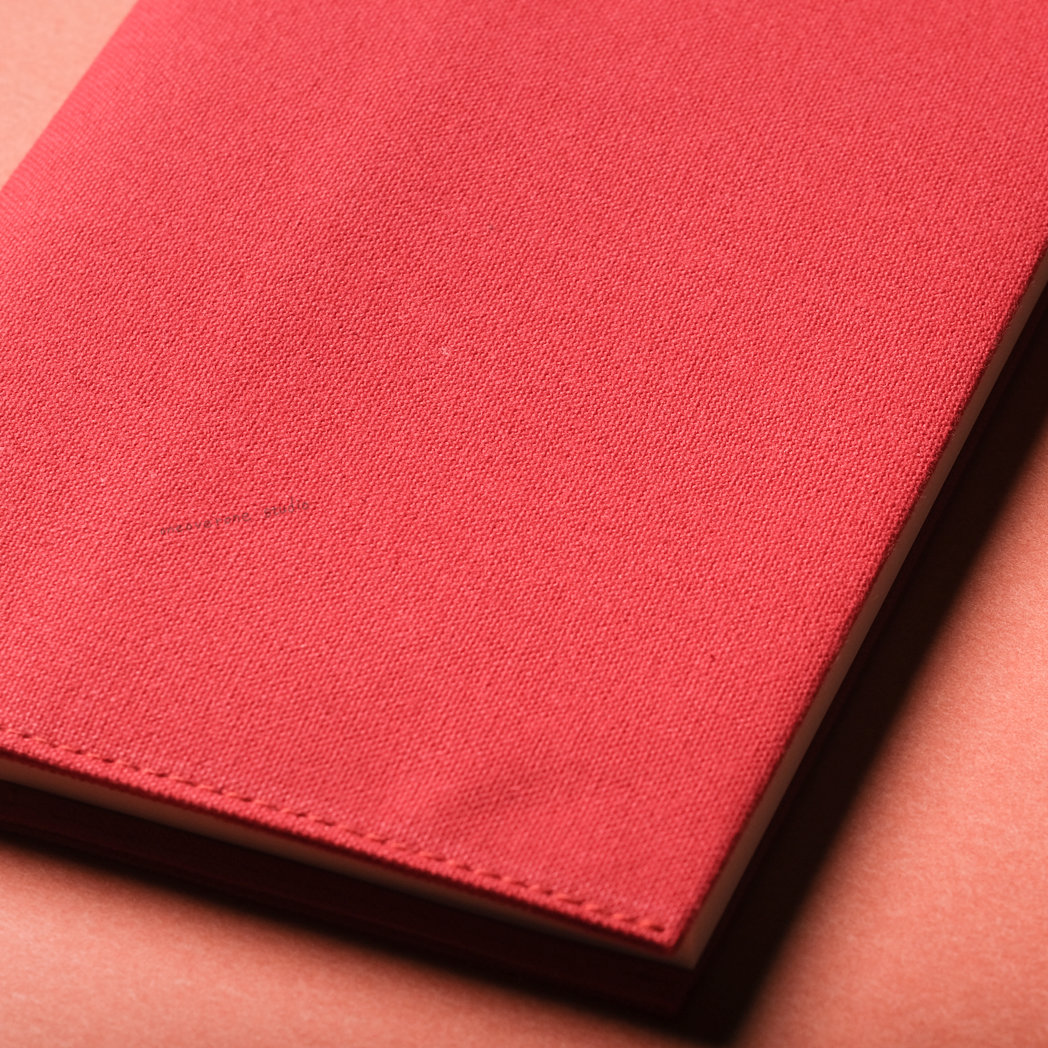 canvas notebook cover/red/MSEED/TAIWAN