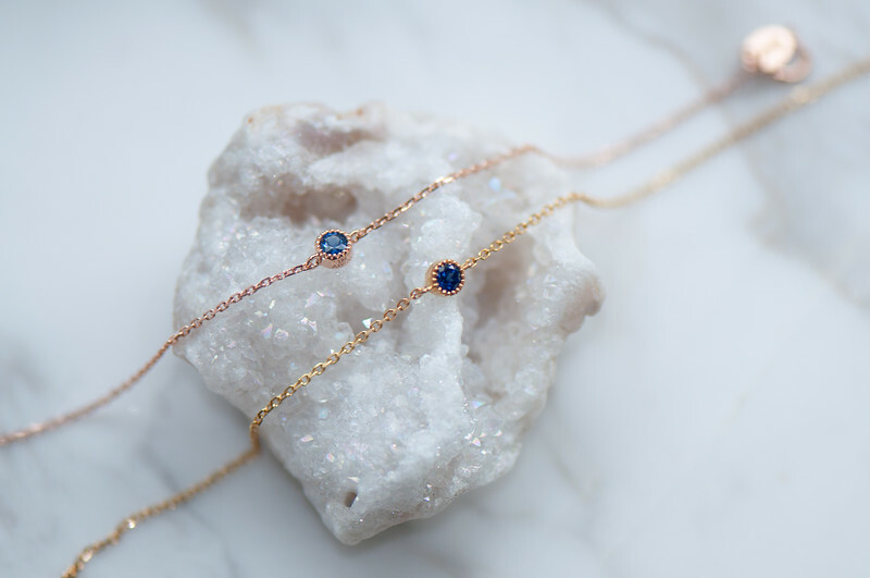 18K Blue Sapphire bracelet