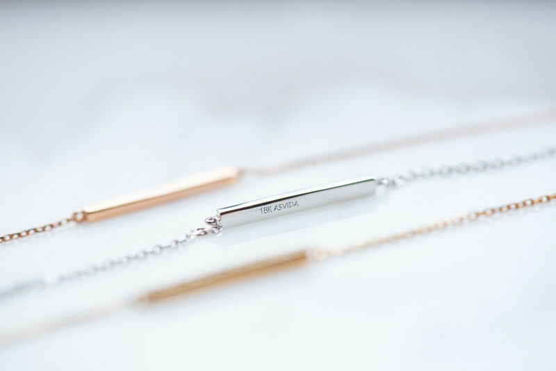 18K diamomd bar bracelet