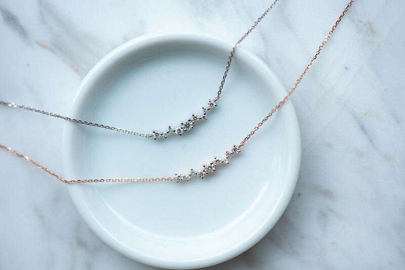 18K irregular diamond bracelet