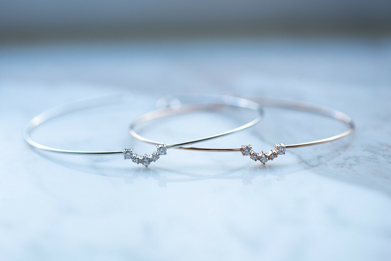 18K Izar Diamond Flex Bangle