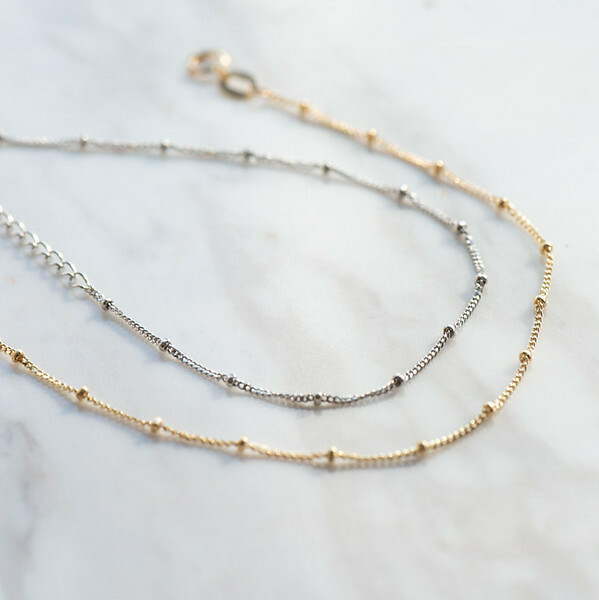 18K Causal Plain Bracelet