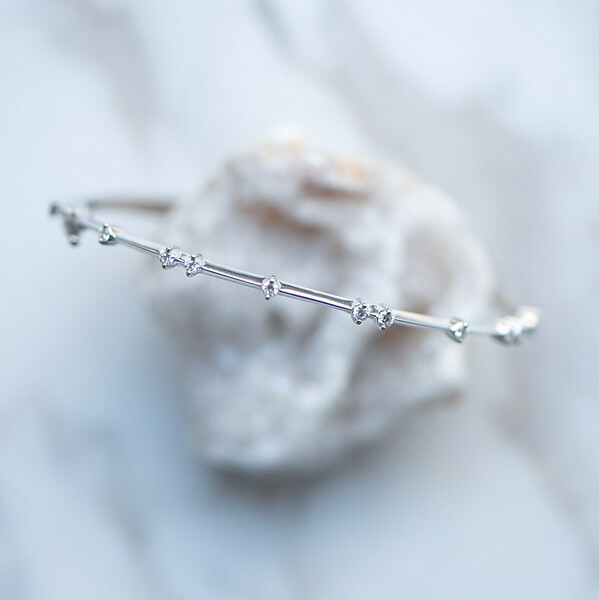 18K Codi-Ti Diamond Bangle