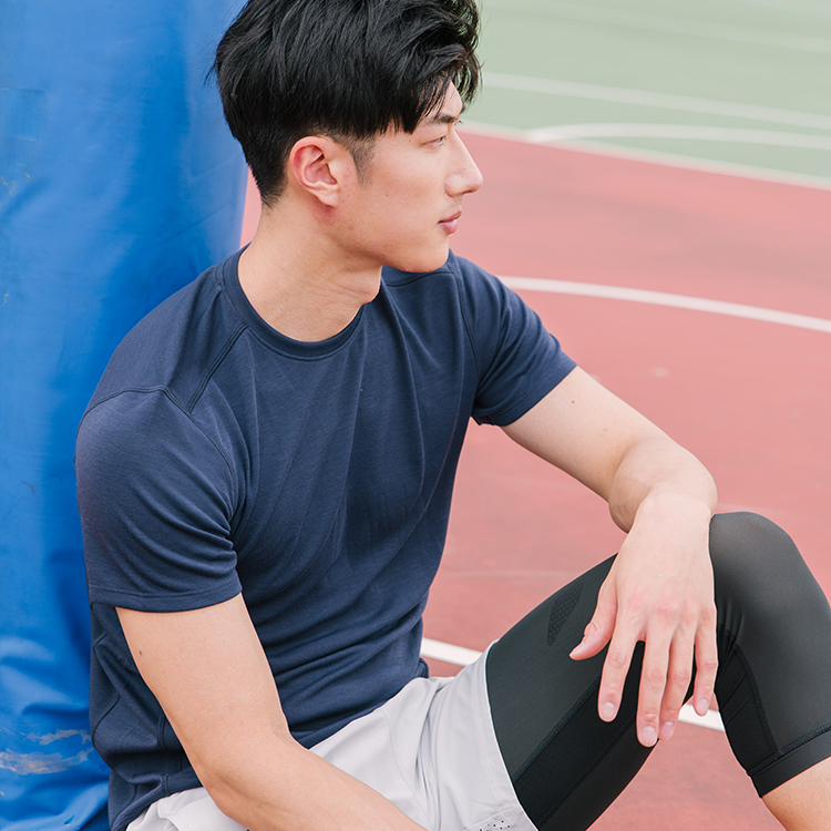 棉感機能奇異T｜環保咖啡紗永久除臭 吸汗快乾 汗漬不外露 一整天都乾爽