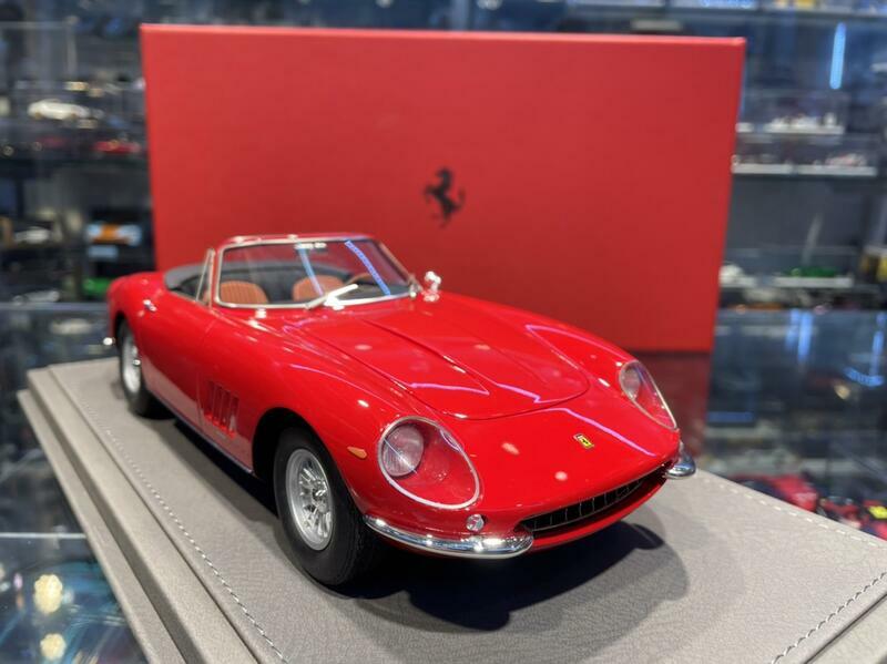 BBR BBR1816C1 Ferrari 275 GTB Spider NART Red 1/18