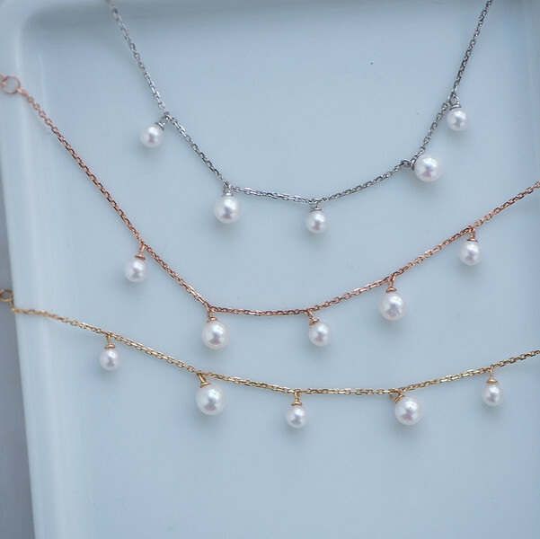 18K Akoya Pearls Bracelet