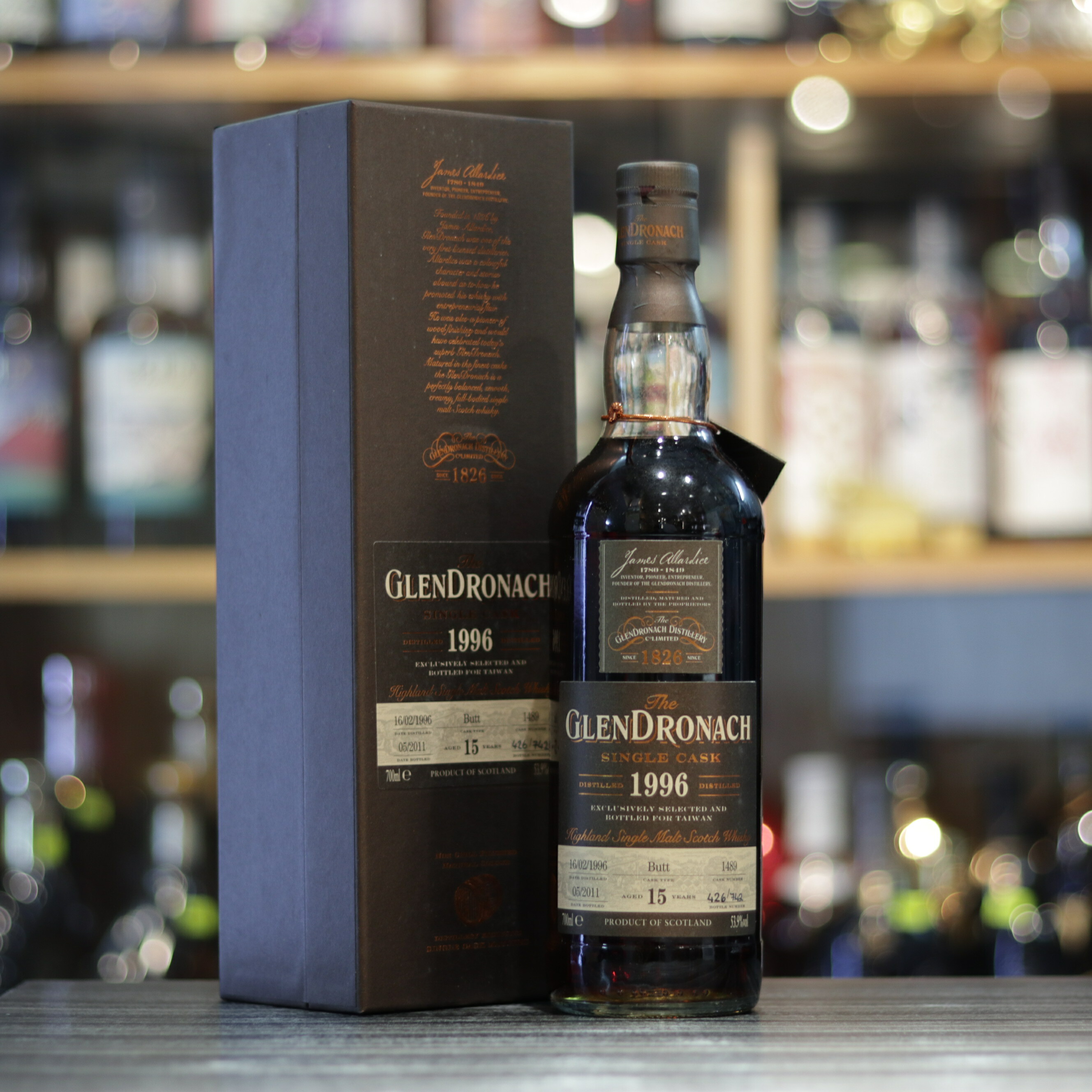 Glendronach Single Cask 1996 #1489 15YO - 70cl/53.9%