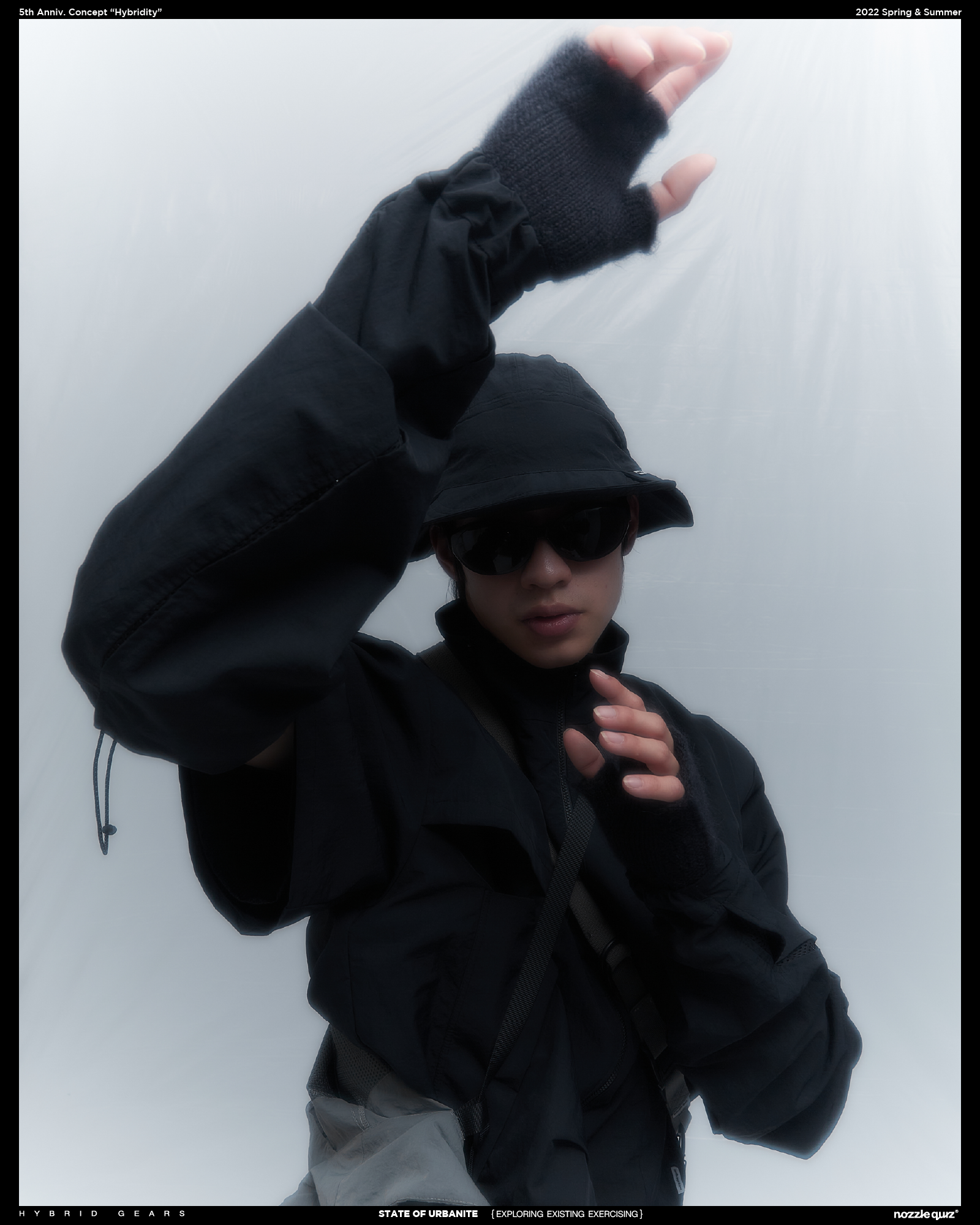 台灣設計配件品牌nozzle quiz 2022春夏“Hybrid Gears”形象釋出 | 黃翊 | 旅人配件 長襪 襪子 混材 混著 機能 防潑 透氣