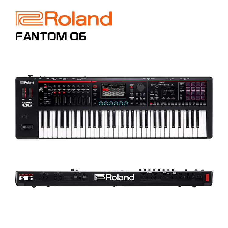 新品未使用 Roland FANTOM-06(61鍵盤) Roland FANTOM-06 61-Key 16-Part Multitimbral Music