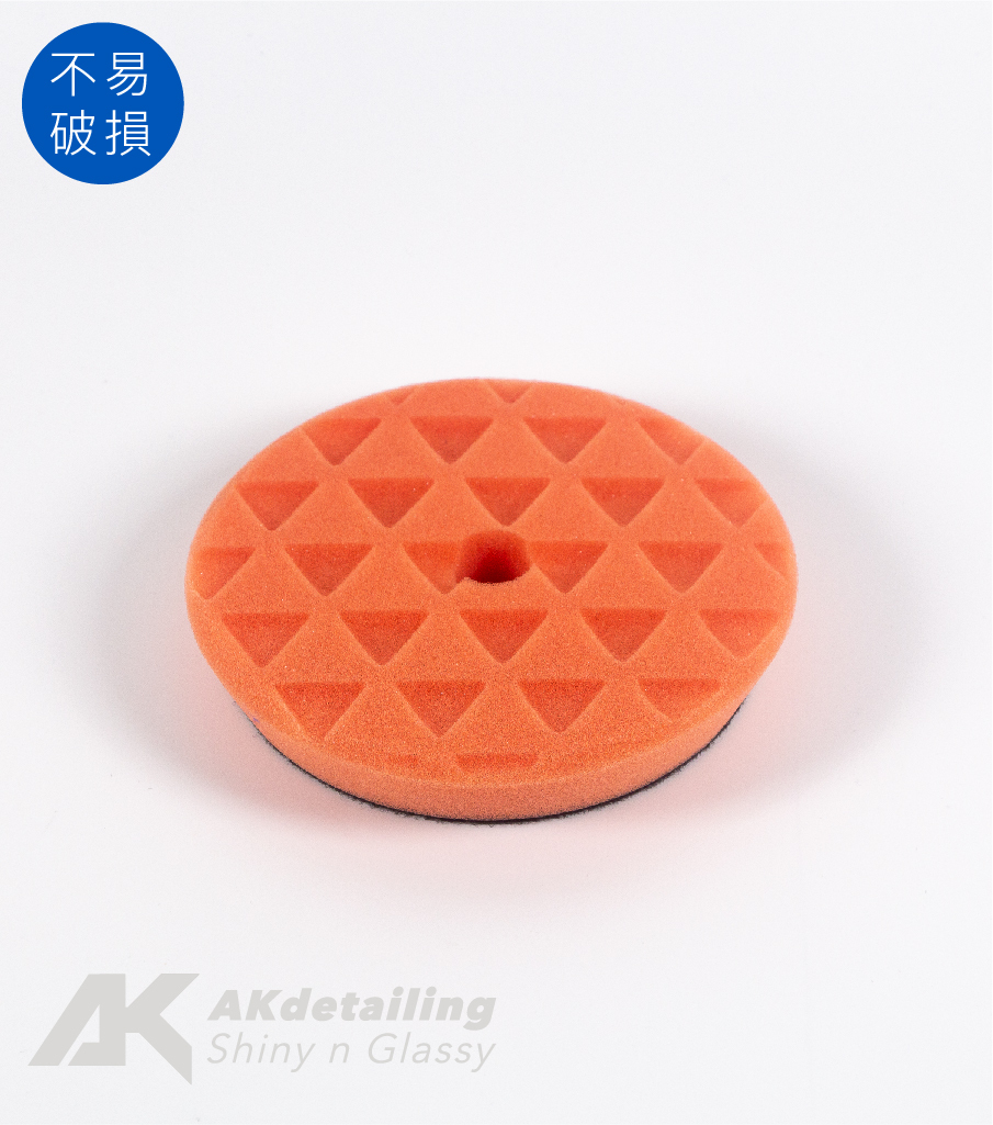 6吋三角白車用中粗拋光海綿-下單第二件0元