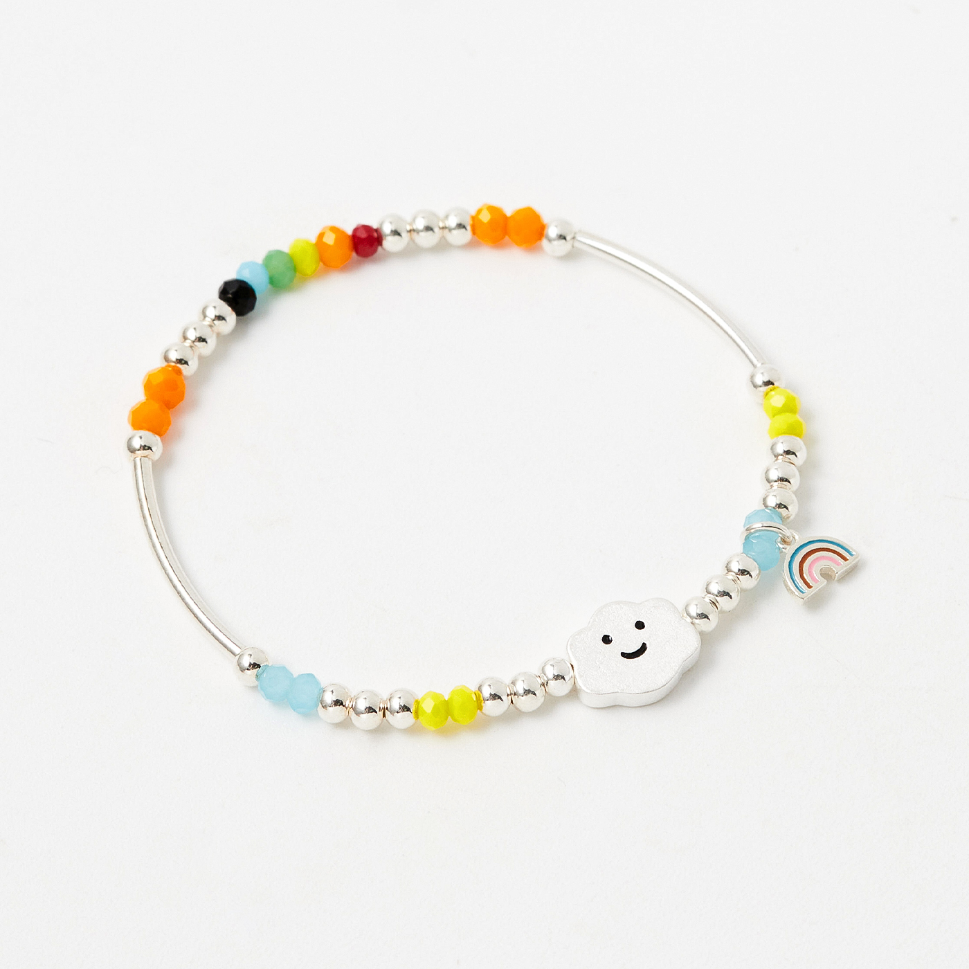 純銀,雲朵,串珠,手鍊