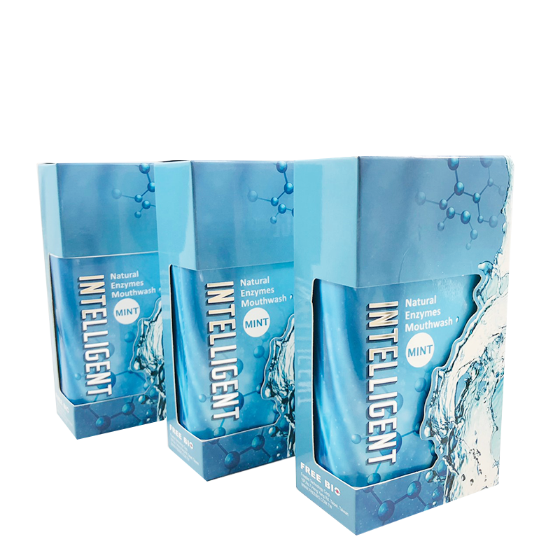 INTELLIGENT 因特力淨酵素漱口水 300c.c.【清涼薄荷】x3