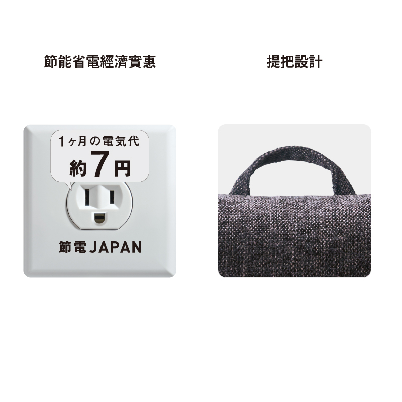 節能省電經濟實惠提把設計1ヶ月の電気代約7円節電JAPAN