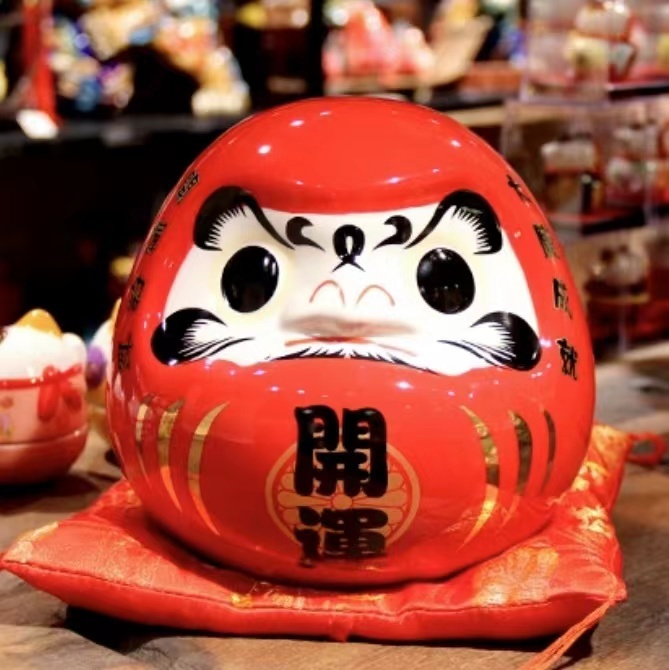 GuluPet福緣貓招財貓系列-開運達摩錢罌