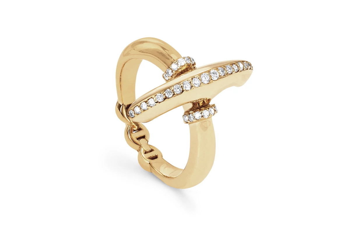 18K MINI VIN WITH DIAMONDS