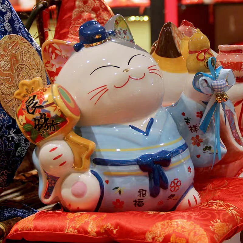 GuluPet福緣貓招財貓系列-幸福良緣錢罌