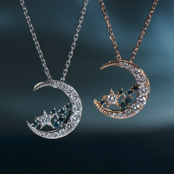 18K Starry Diamond Necklace