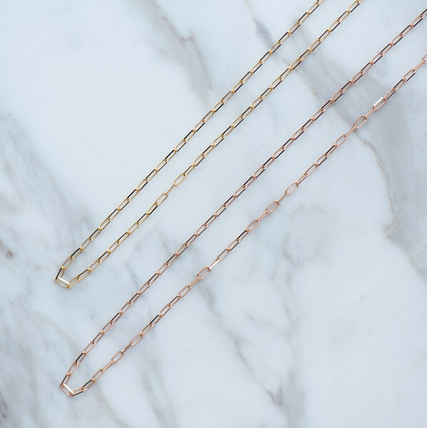 18K Gold Mini Block Chain