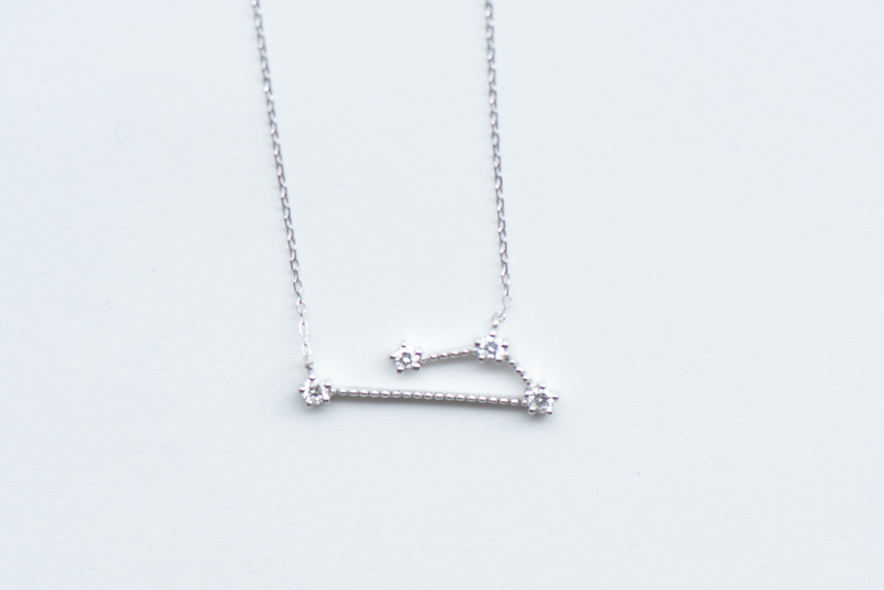 18K Aries Diamond Necklace