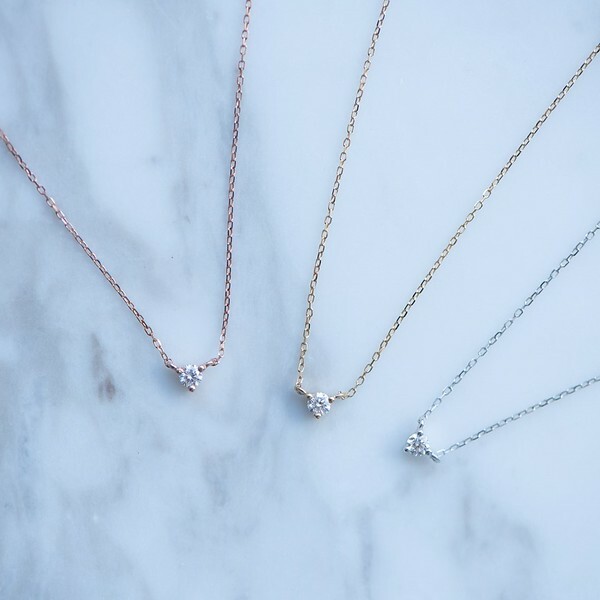 18K 0.05ct Diamond Necklace