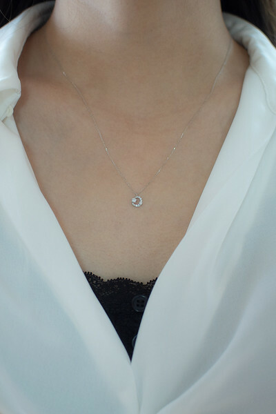 18K Little Starry Diamond Necklace
