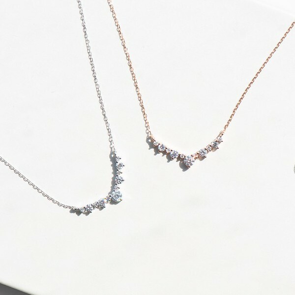18K Juliet Diamond Necklace