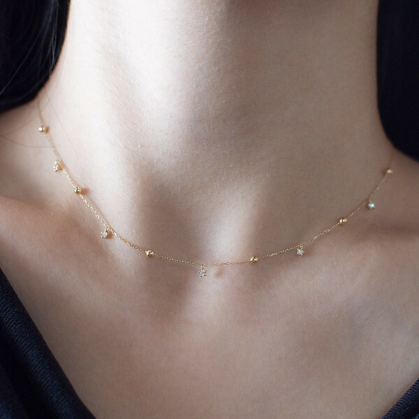 18K Starlight Diamond Necklace