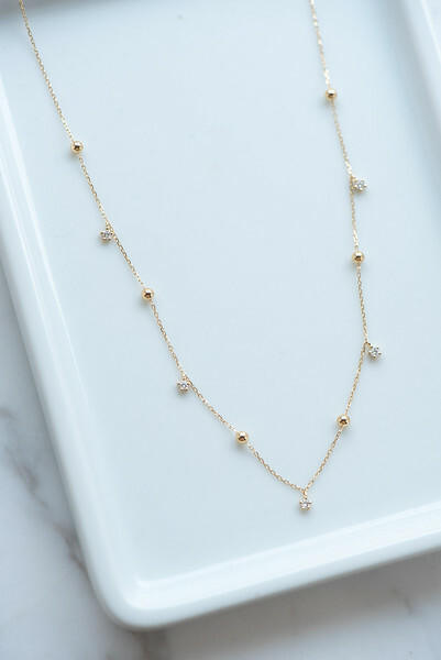 18K Starlight Diamond Necklace