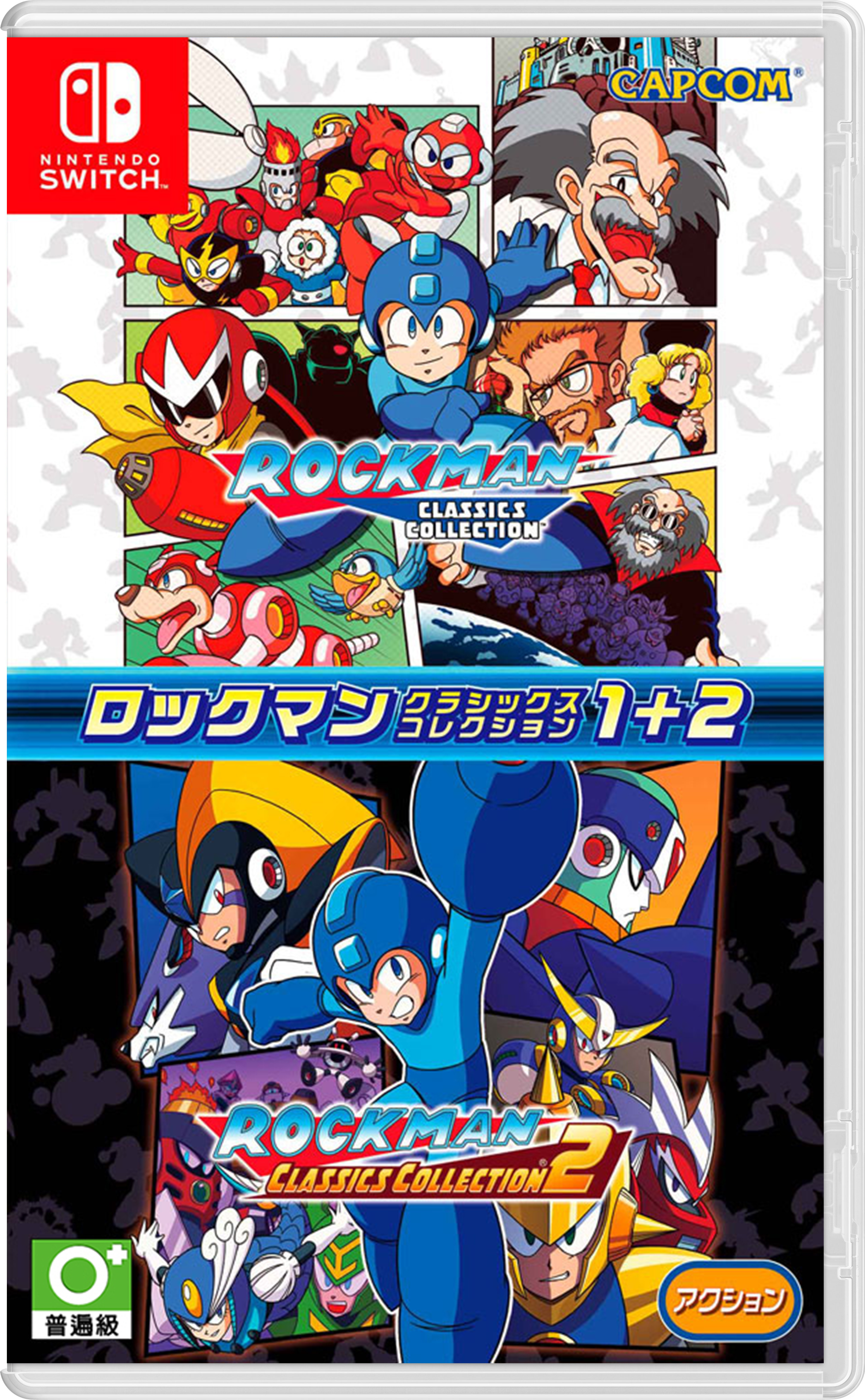 NS 洛克人 Rockman 傳奇合輯 1+2 日英文版