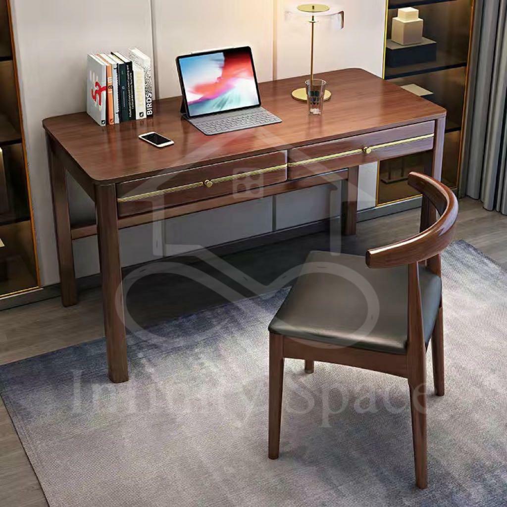 🌟包送裝🌟 D4750 實木書枱 寫字枱 辦公枱