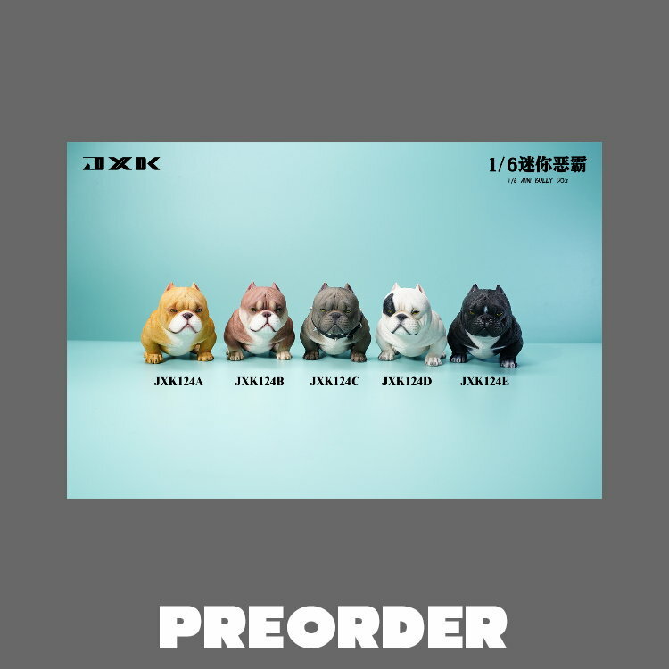 [訂金] JXK : 1/6 迷你惡霸犬 (自選)